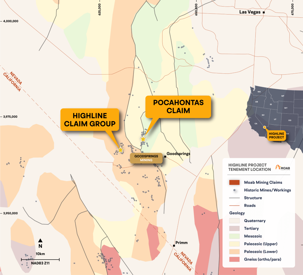 Highline location map