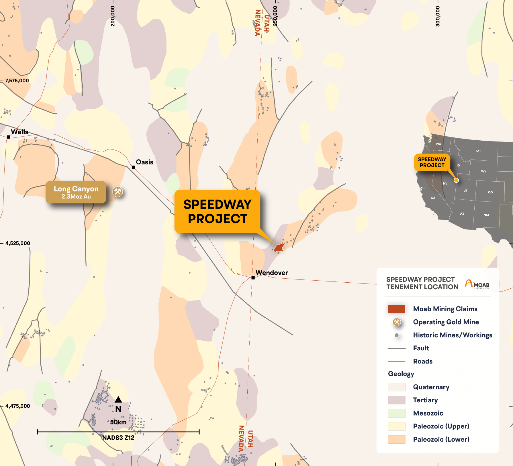 Speedway project location mapmap